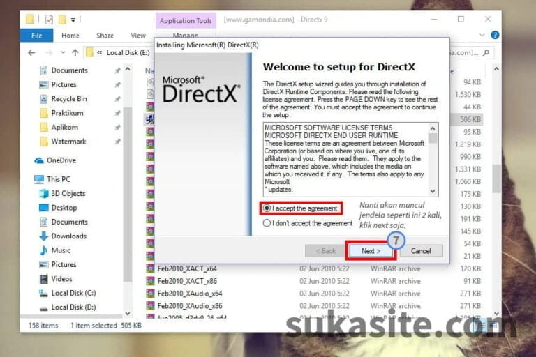 Cara Instal DirectX 9 di Windows