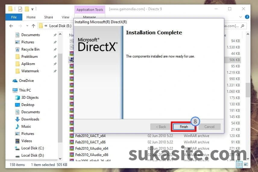 Cara Instal DirectX 9 8