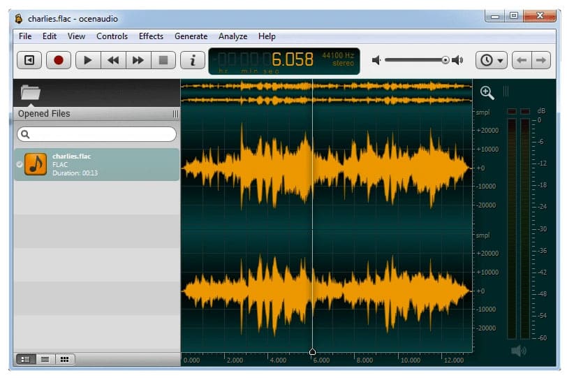 Aplikasi Edit Suara ocean audio