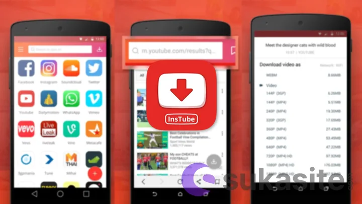 Aplikasi pengunduh video Youtube InStube
