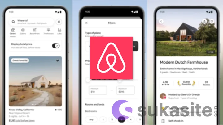 10+ Aplikasi Pesan Hotel Terbaik di Smartphone Aplikasi Pesan Hotel Airbnb