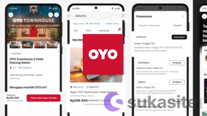 10+ Aplikasi Pesan Hotel Terbaik di Smartphone Aplikasi Pesan Hotel OYO
