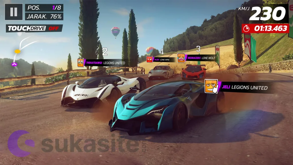 21 Game Balap Mobil di Android Terbaik dan Paling Seru Game balap mobil Asphalt 9 Legends