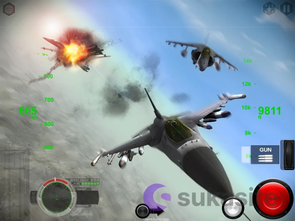 24 Game Perang Pesawat Tempur Terbaik untuk Android Game Perang Pesawat Tempur Modern AirFighters