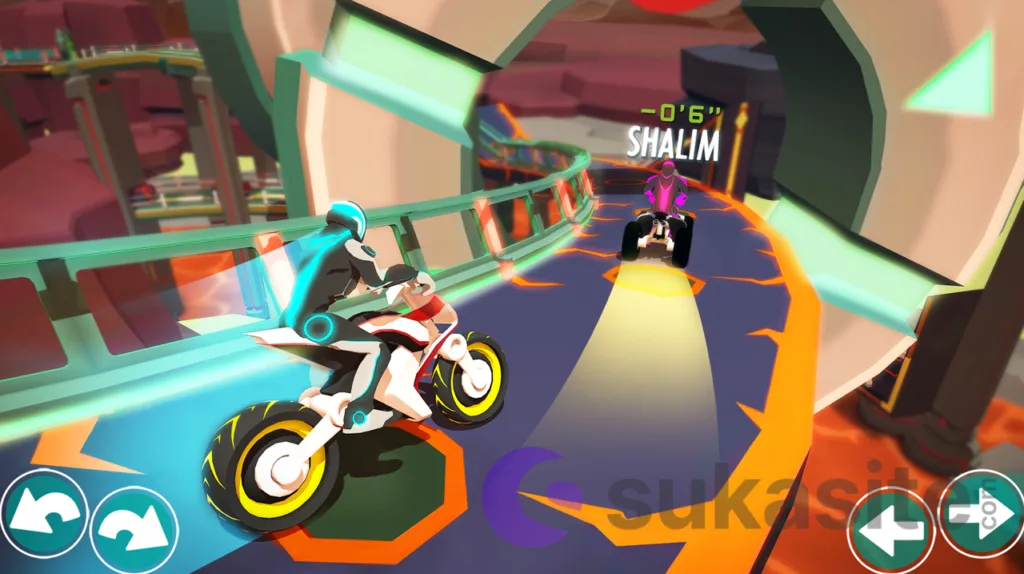 Rekomendasi 20 Game Balap Motor Terbaik untuk Android Game balap motor Gravity Rider Space Bike Race