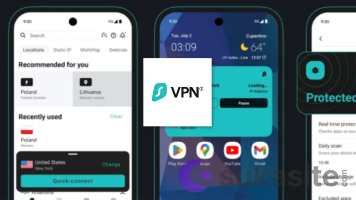 Aplikasi VPN Terbaik HP Surfshark