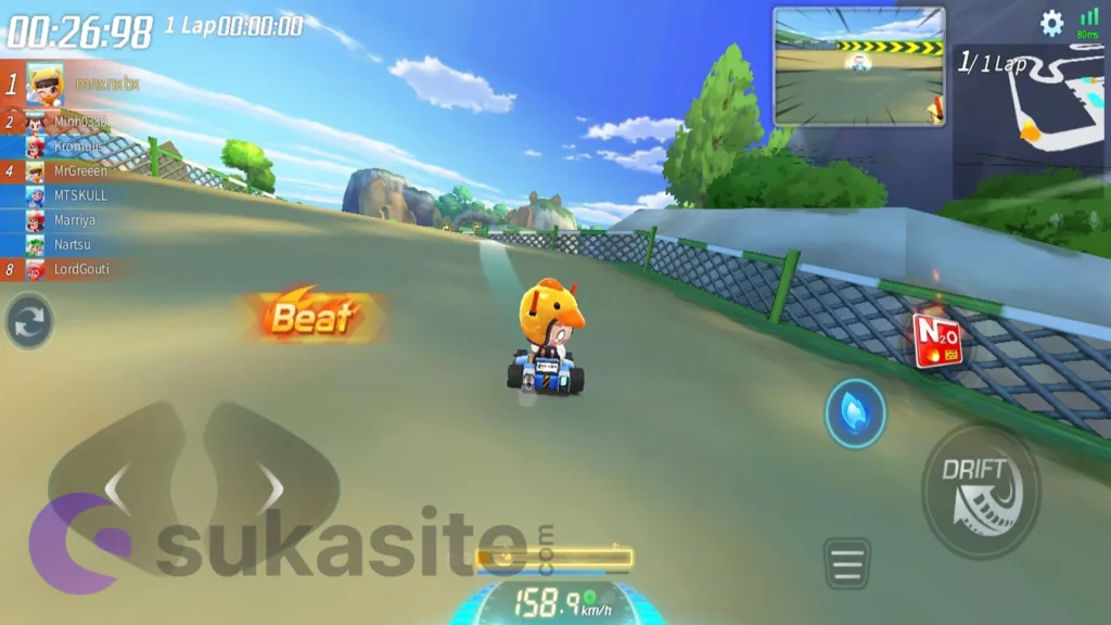 21 Game Balap Mobil di Android Terbaik dan Paling Seru Game balap mobil KartRider Rush+