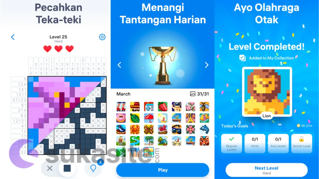 22 Game Asah Otak untuk Android Terbaik dan Menantang Game Asah Otak Nonogram.com Picture Cross