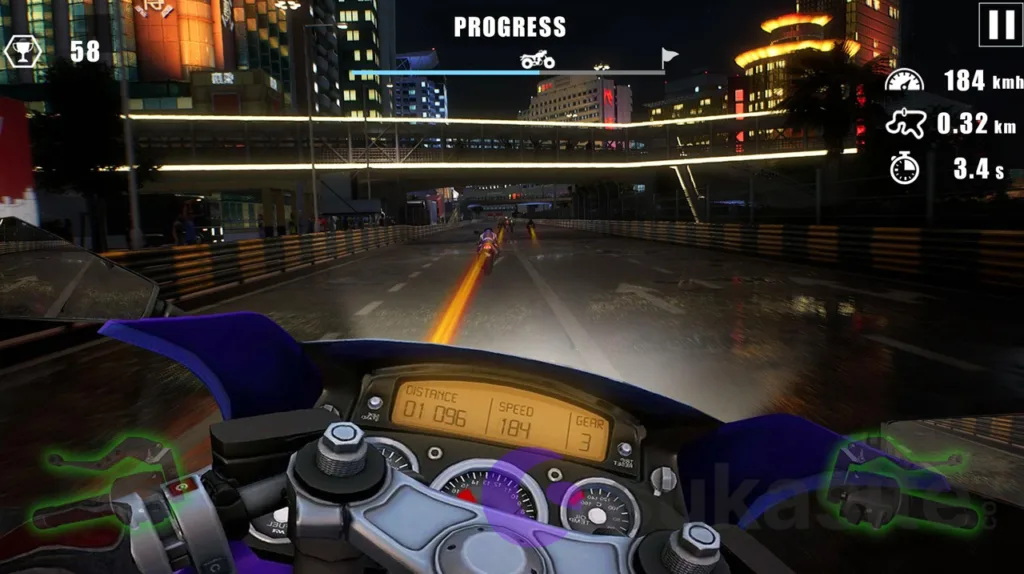 Rekomendasi 20 Game Balap Motor Terbaik untuk Android Game balap motor Moto Bike Race Driving Car