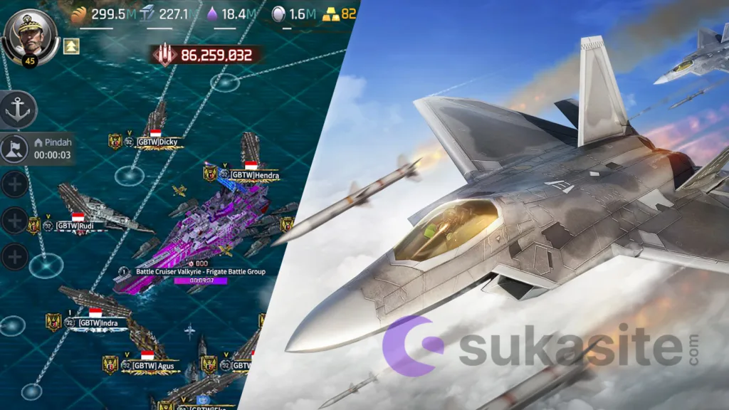 24 Game Perang Pesawat Tempur Terbaik untuk Android Game Perang Pesawat Tempur Gunship Battle Total Warfare