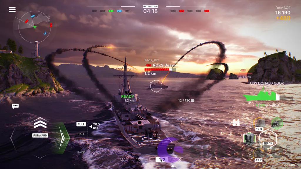 21 Game Perang Android Terbaik dan Terupdate Game perang Android Warships Mobile 2