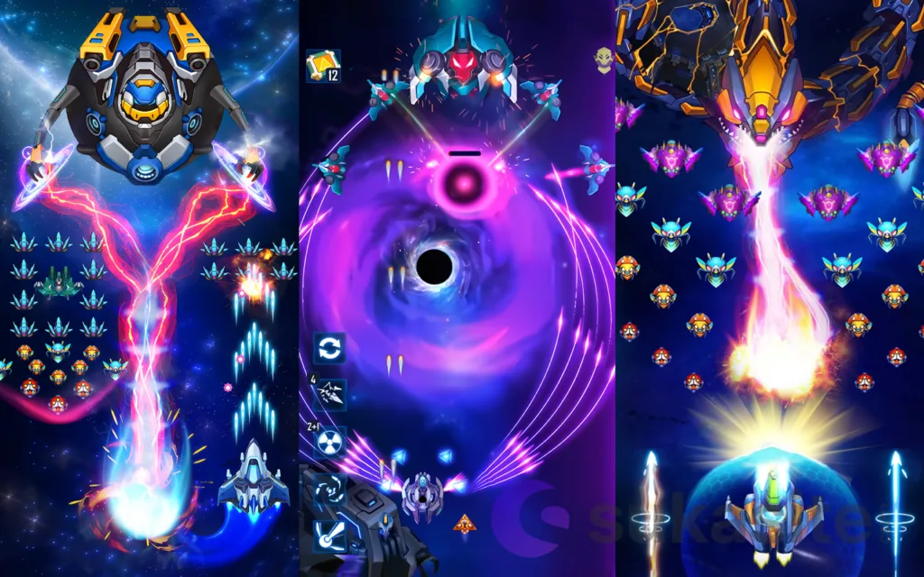 24 Game Perang Pesawat Tempur Terbaik untuk Android Game Perang Pesawat Tempur WindWings Space Shooter