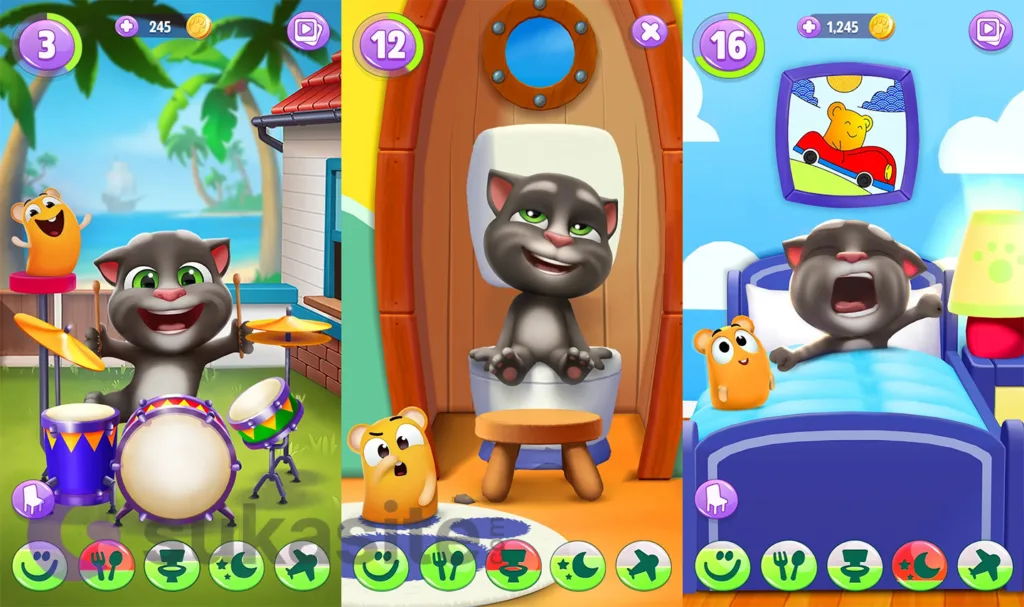 23 Game Kucing untuk Android yang Lucu dan Menggemaskan Game Kucing My Talking Tom 2