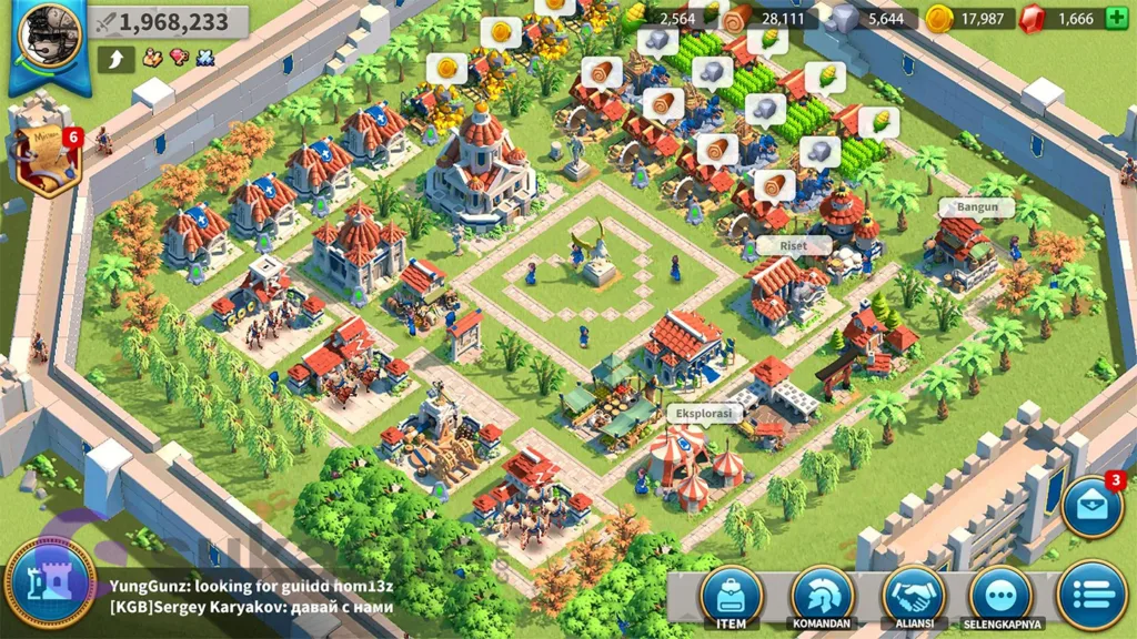 19 Game Kerajaan Terbaik dan Populer di Android Game Kerajaan Rise of Kingdoms: Lost Crusade