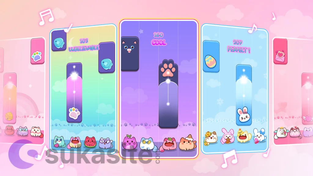 21 Game Piano Tiles Terbaik untuk Dimainkan di Android Game Piano Tiles Cat Tiles: Cute Piano Game