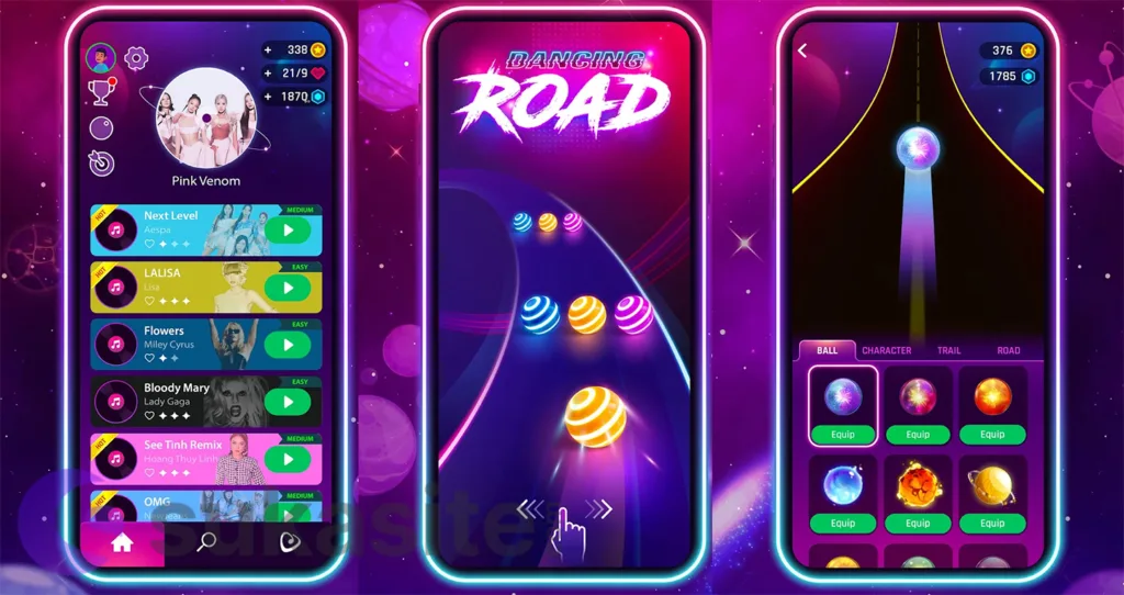 21 Game Piano Tiles Terbaik untuk Dimainkan di Android Game Piano Tiles Dancing Road: Sprint & Match