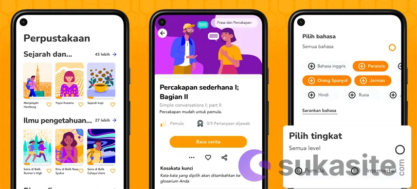 Game Belajar Bahasa Inggris Beelinguapp Language Audiobook