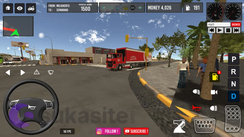 Game Mobil Truk IDBS Truck Trailer