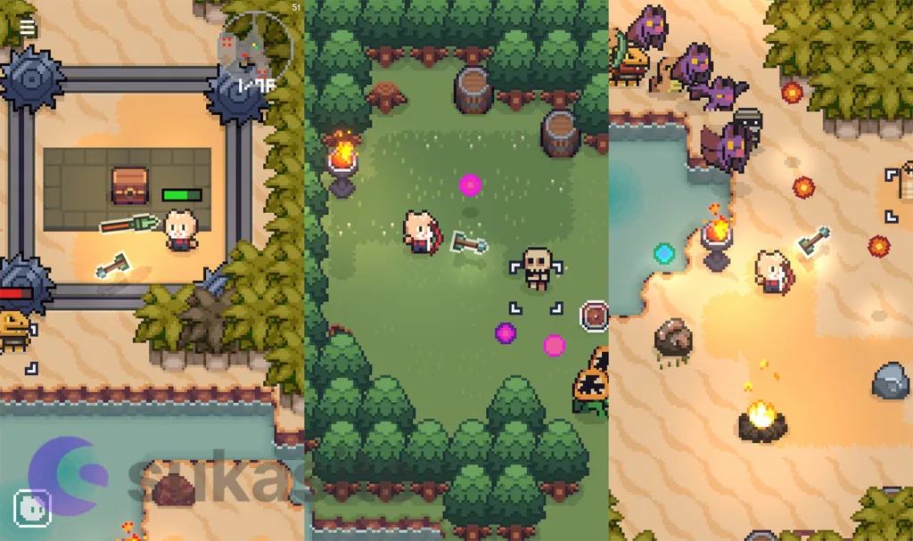 Game RPG Offline The Way Home: Pixel Roguelike
