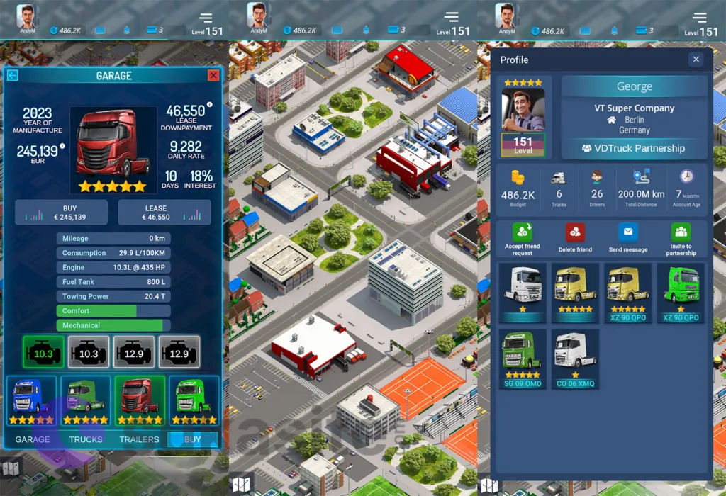 Game Mobil Truk Virtual Truck Manager 3