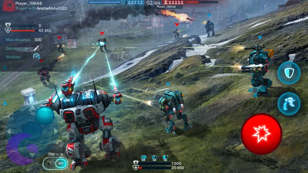 Game Robot Robot Warfare: PvP Mech Battle