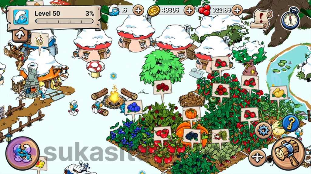 Game Membangun Kota Smurfs’ Village