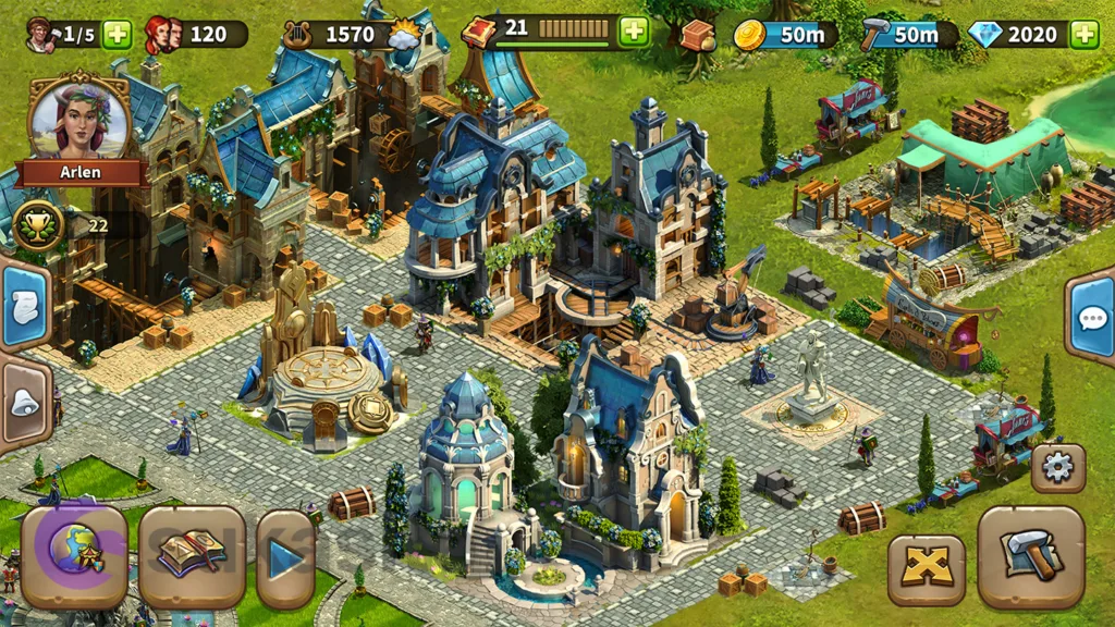19 Game Kerajaan Terbaik dan Populer di Android Game Kerajaan Elvenar – Fantasy Kingdom