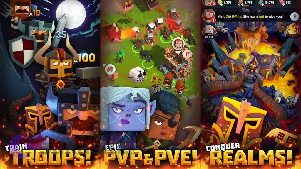 19 Game Kerajaan Terbaik dan Populer di Android Game Kerajaan Kingdoms of HF – Dragon War