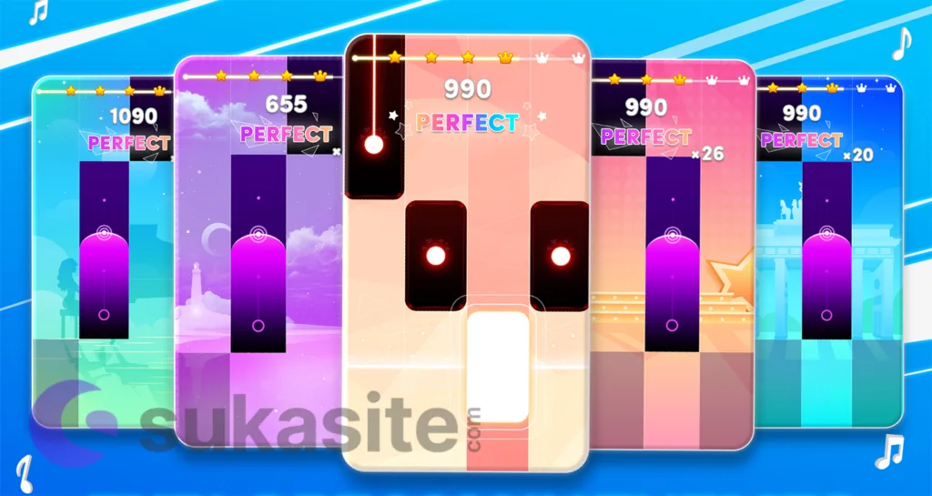 21 Game Piano Tiles Terbaik untuk Dimainkan di Android Game Piano Tiles Music Piano 7: Rush Song Games