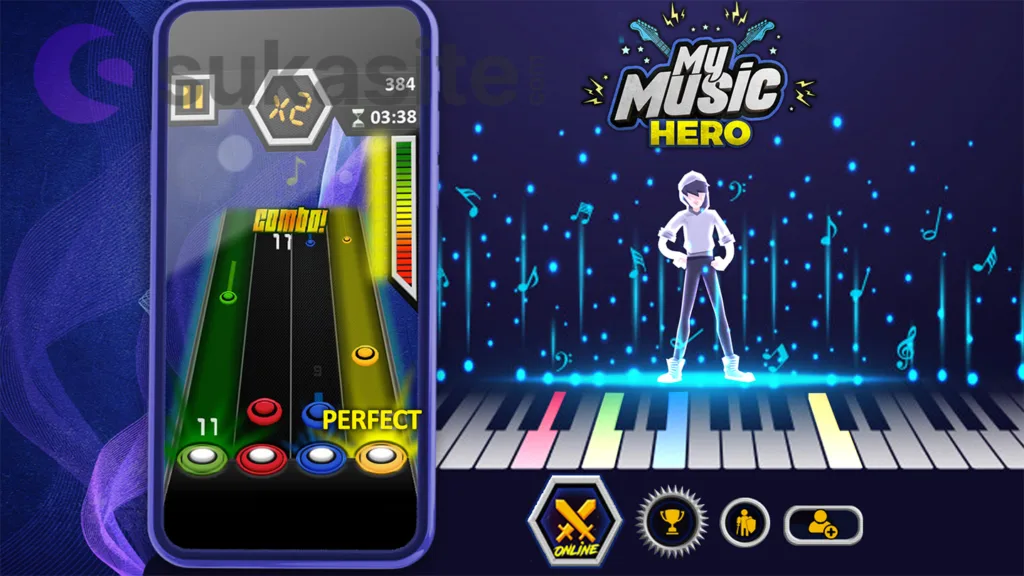 6 Game Guitar Hero Terbaik dan Terbaru untuk Android Game Guitar Hero Music Hero Mobile: Guitar Game