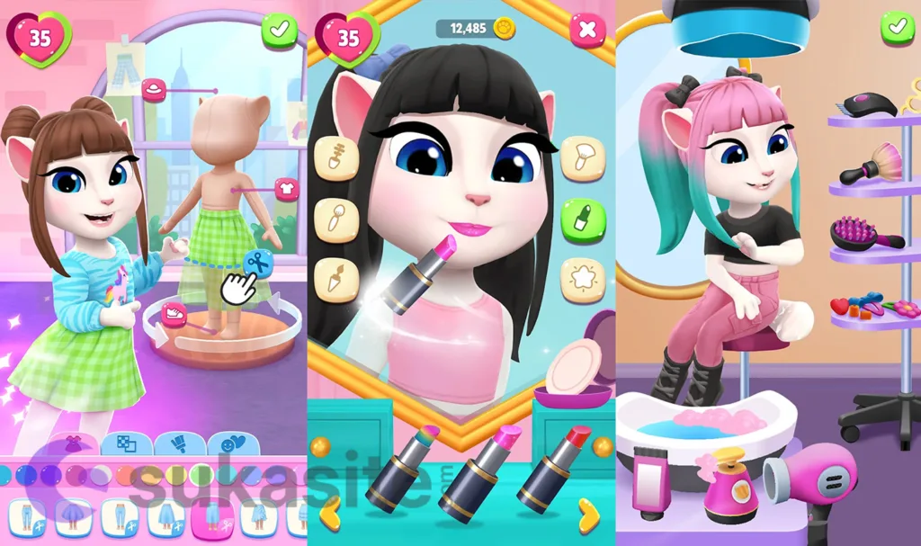23 Game Kucing untuk Android yang Lucu dan Menggemaskan Game Kucing My Talking Angela 2
