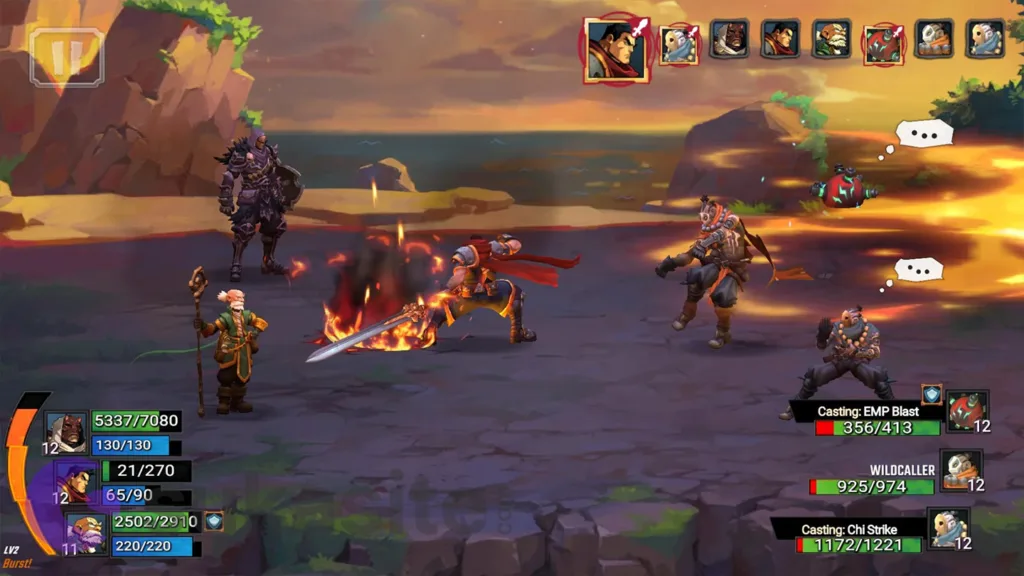 Game RPG Offline Battle Chasers: Nightwar
