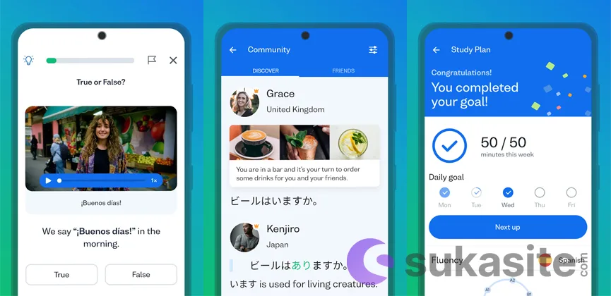 Game Belajar Bahasa Inggris Busuu: Learn & Speak Languages