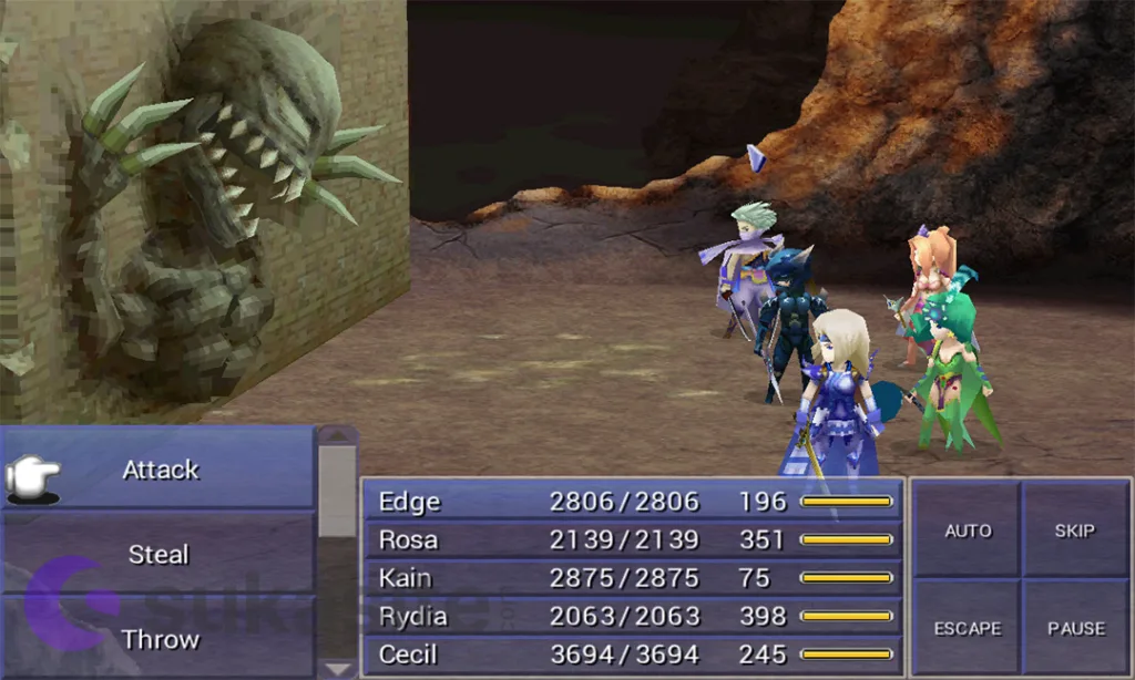 Game Petualangan Offline FINAL FANTASY IV (3D REMAKE)