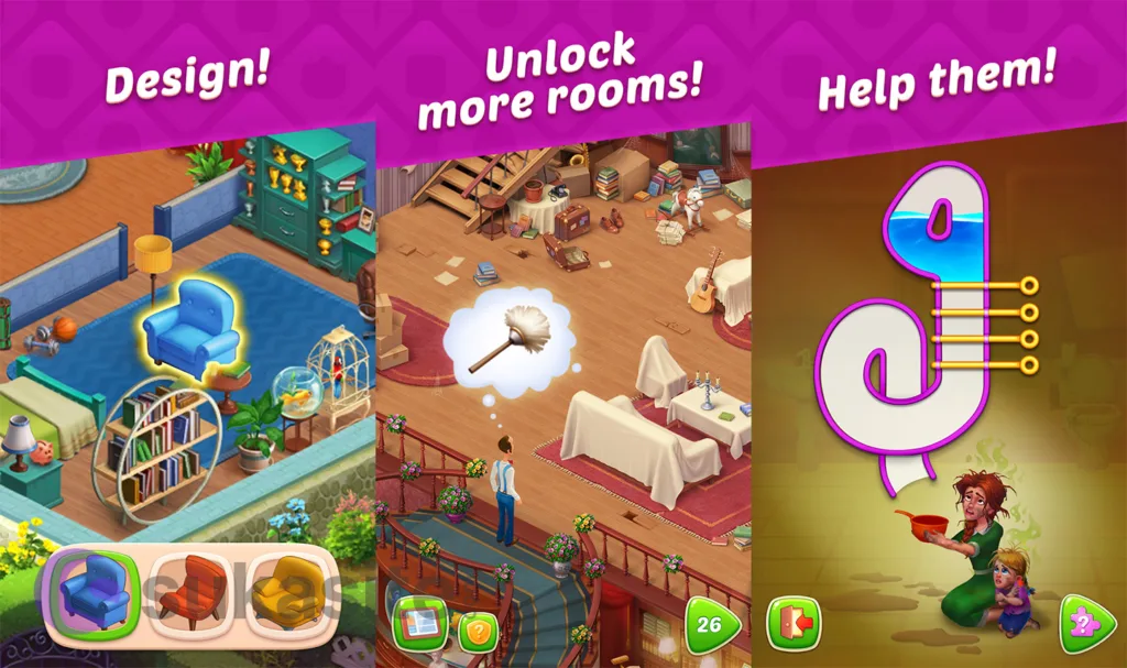17 Game Dekorasi Rumah Terbaik untuk HP Android Game Dekorasi Rumah Homescapes