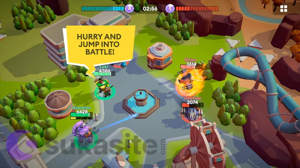Game Robot Little Big Robots. Mech Battle