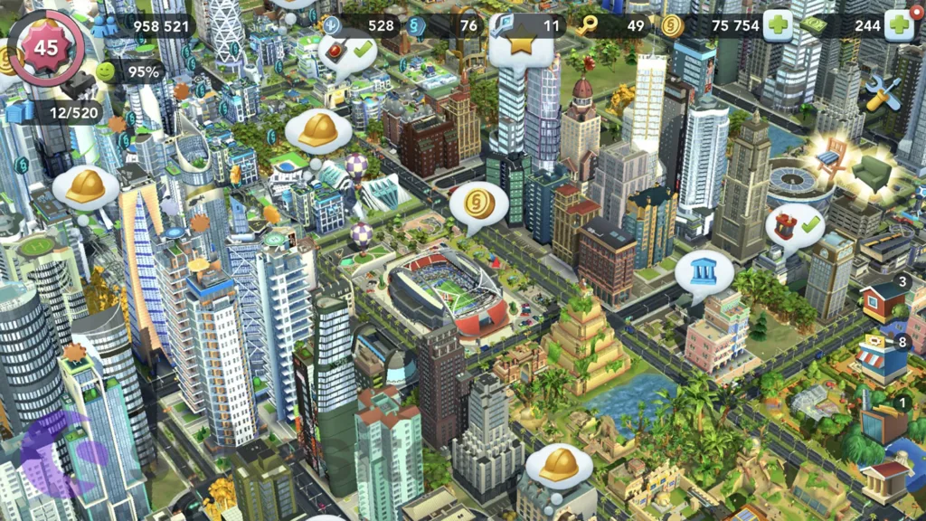 Game Membangun Kota SimCity BuildIt
