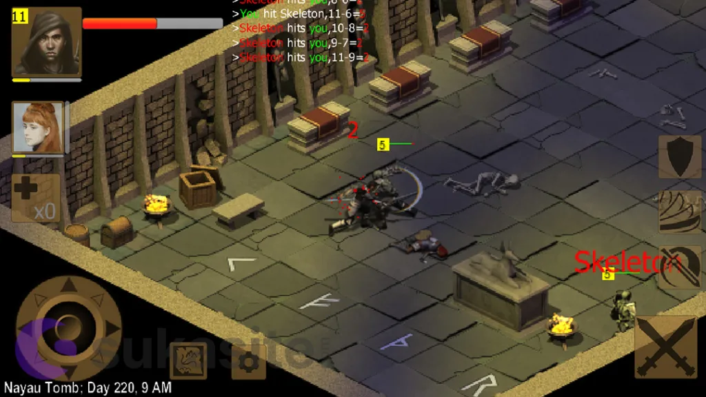 Game Petualangan Offline Exiled Kingdoms RPG