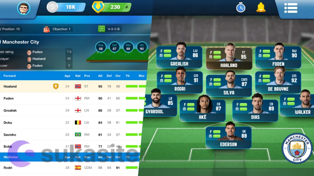 19 Game Manager Bola Terbaik untuk HP Android Game Manager Bola OSM 24/25 Soccer Manager Game