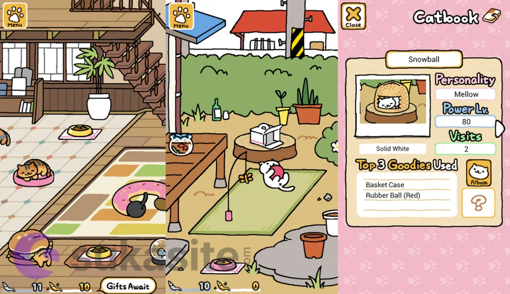 23 Game Kucing untuk Android yang Lucu dan Menggemaskan Game Kucing Neko Atsume: Kitty Collector