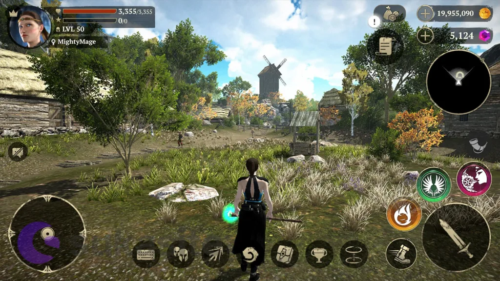 Game Open World Android Evil Lands: Epic MMORPG online