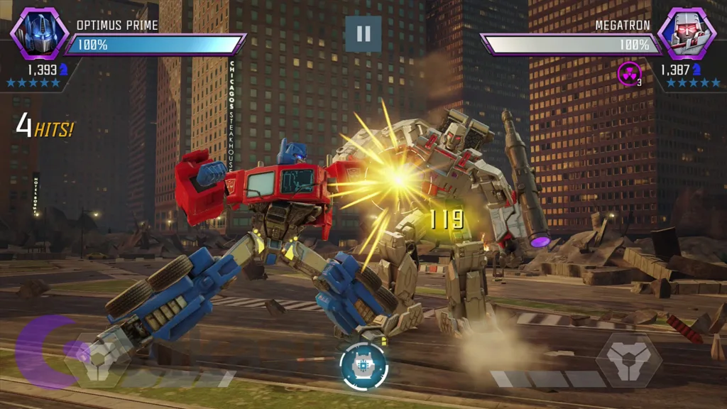 Game Robot TRANSFORMERS Forged to Fight