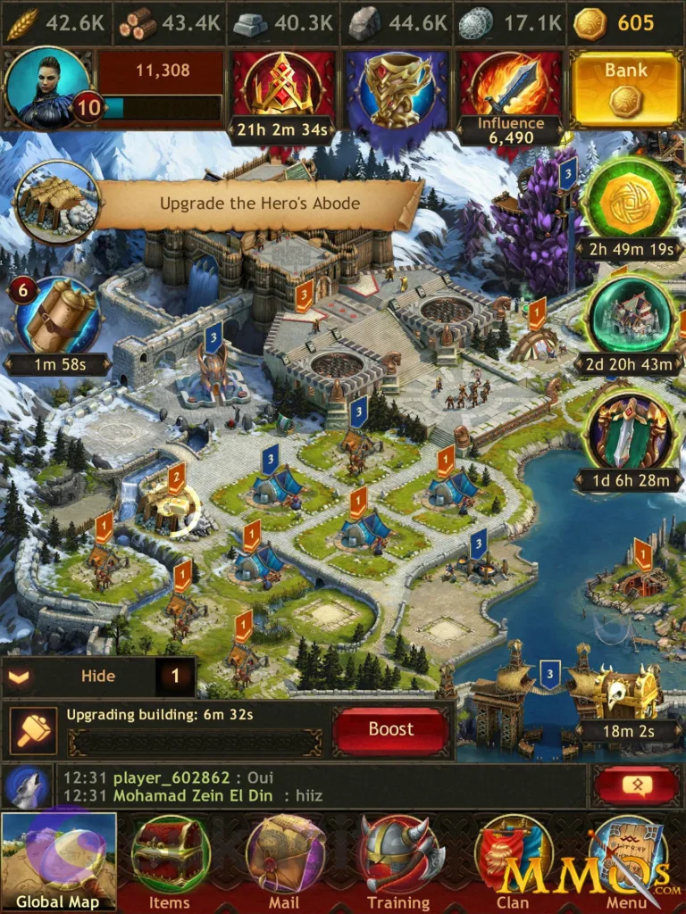 19 Game Kerajaan Terbaik dan Populer di Android Game Kerajaan Vikings: War of Clans PVP