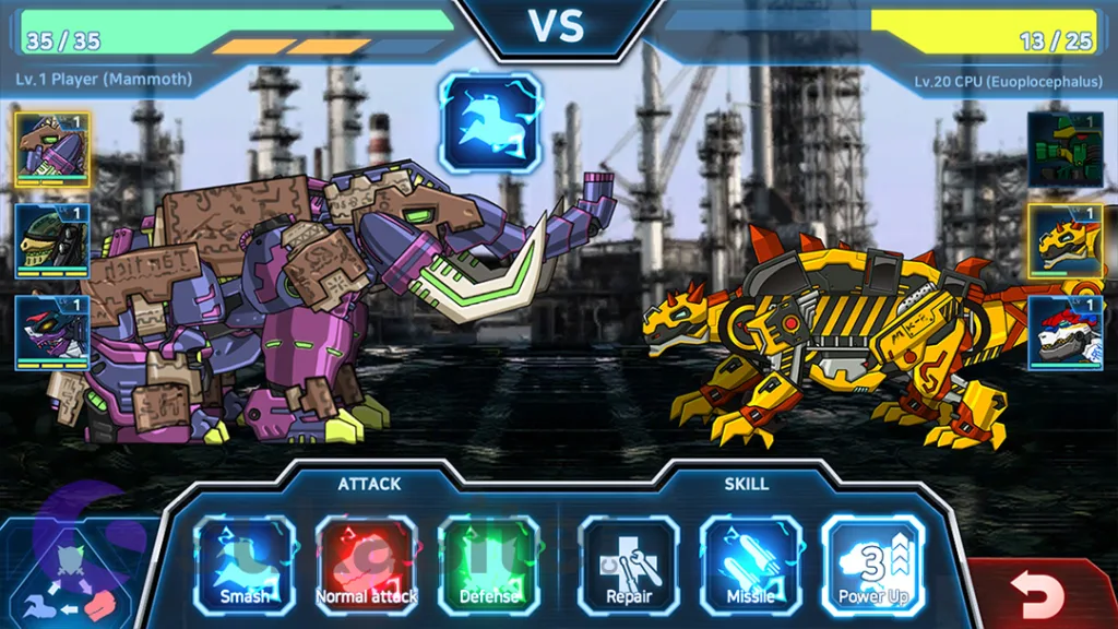 Game Robot Dino Robot Battle Field: War