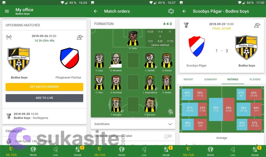 19 Game Manager Bola Terbaik untuk HP Android Game Manager Bola Hattrick Football Manager Game