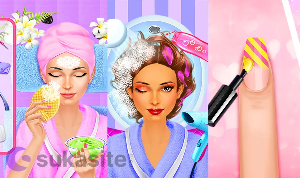15 Game Merias Wajah Terbaik dan Cantik di Android Game Merias Wajah Makeover Games: Makeup Salon