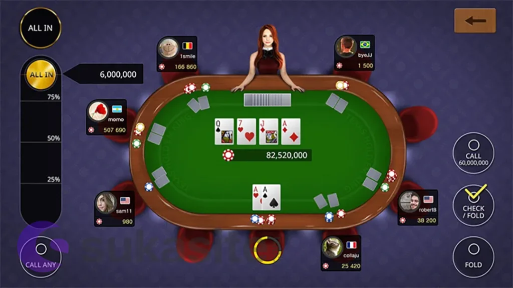 Game Poker Texas Holdem Poker King