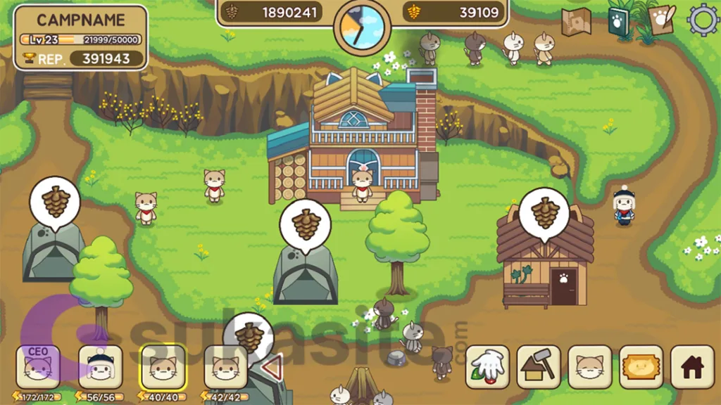 23 Game Kucing untuk Android yang Lucu dan Menggemaskan Game Kucing Cat Forest – Healing Camp
