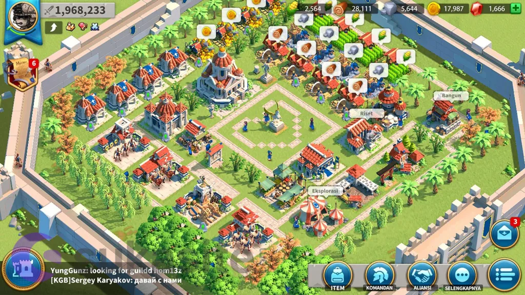 Game Membangun Kota Rise of Kingdoms: Lost Crusade