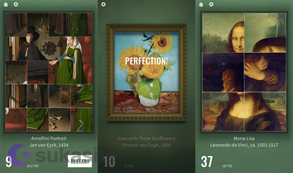 25 Game Puzzle Terbaik dan Mengasah Otak di Android Game Art Heist Puzzle